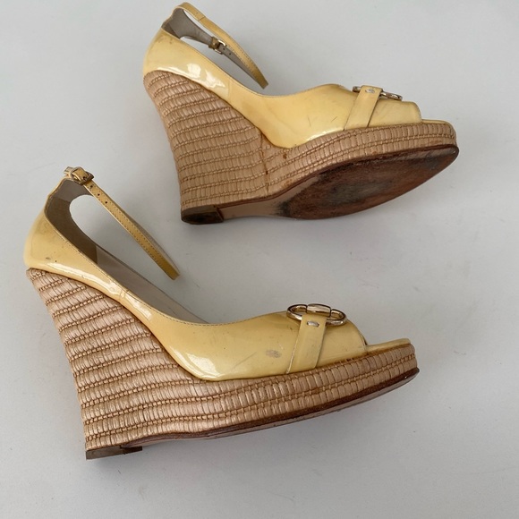 Gucci Patent Wedge Shoe - Picture 3 of 6